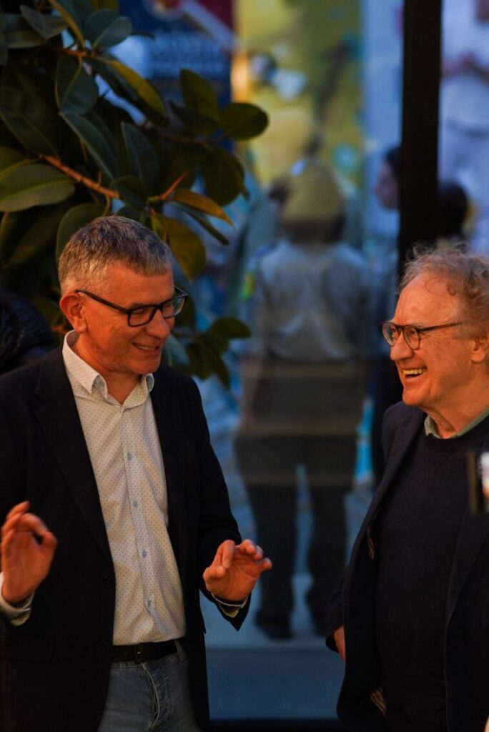 Robert Gliński i Burmistrz Starego Sącza Jacek Lelek